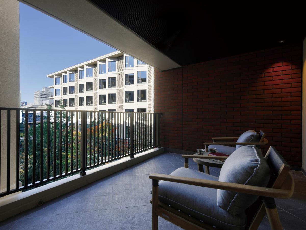 The Hotel Sanraku Kanazawa 21Th December 2022 Open Exteriér fotografie A balcony