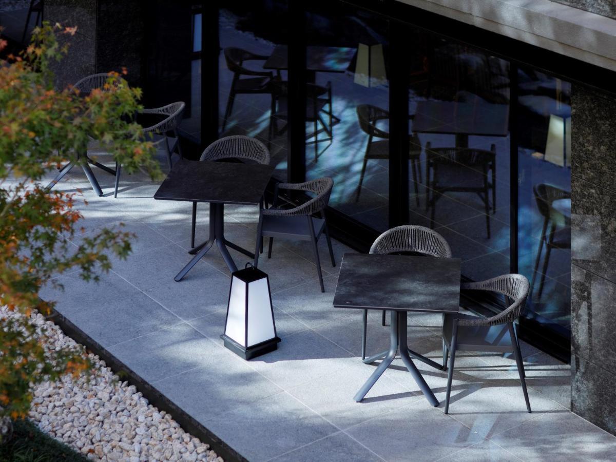 The Hotel Sanraku Kanazawa 21Th December 2022 Open Exteriér fotografie The outdoor terrace