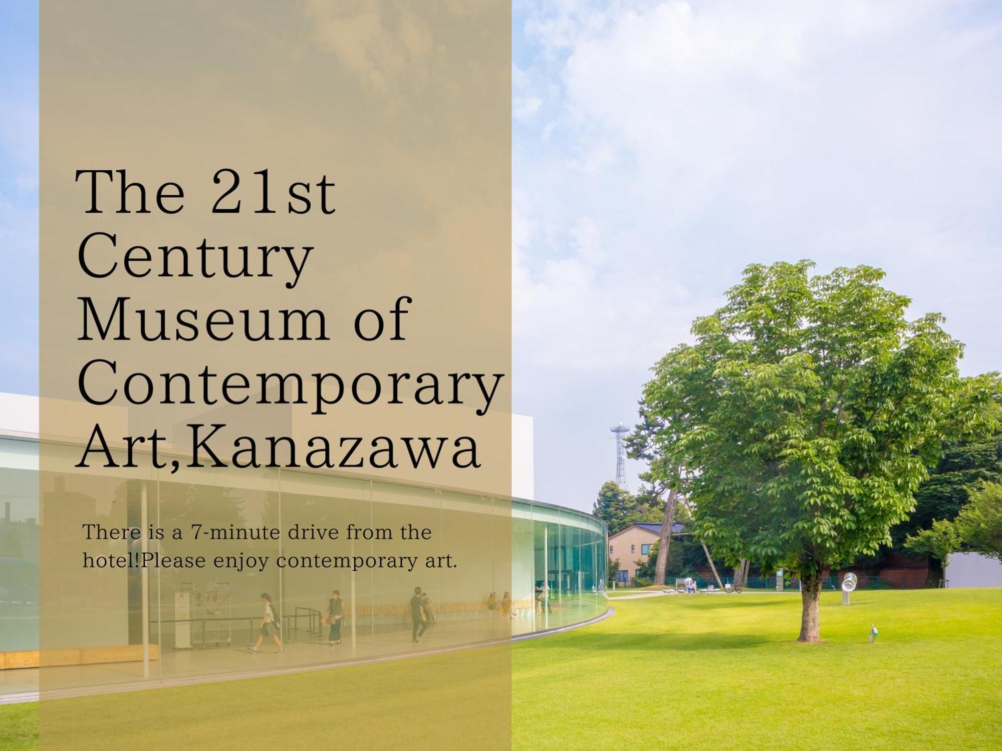 The Hotel Sanraku Kanazawa 21Th December 2022 Open Exteriér fotografie 21st Century Museum of Contemporary Art, Kanazawa